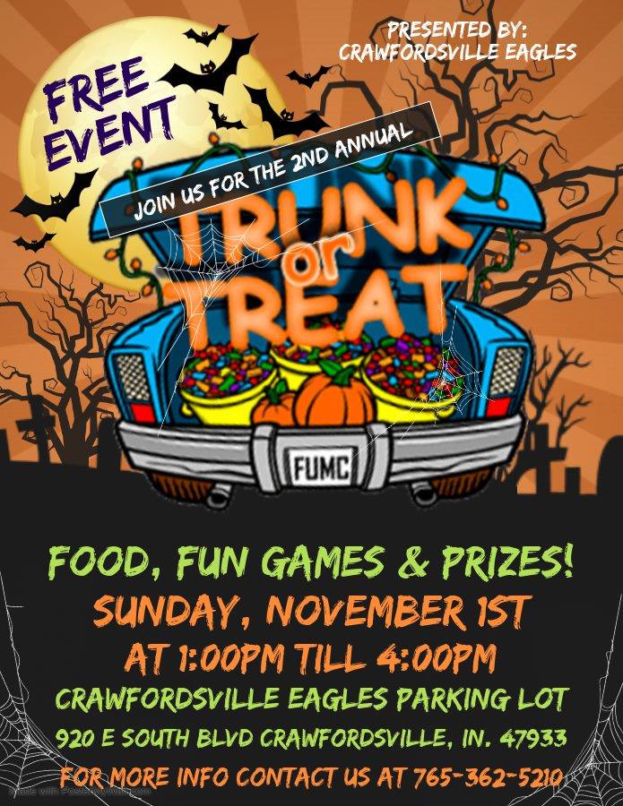 Free Printable Trunk Or Treat Flyer Template