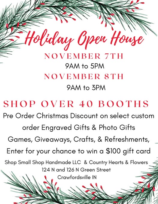 Shop small holiday open house