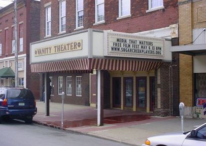 Exterior of Vanity Theater