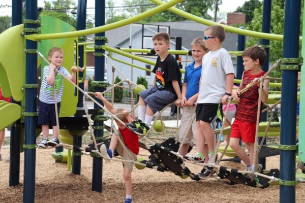 Children Playing at Kathleen J. Steele Park